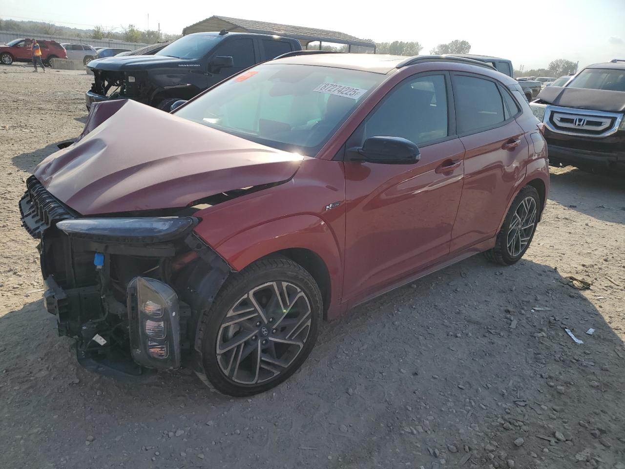 Lot #3296701710 2022 HYUNDAI KONA N LIN