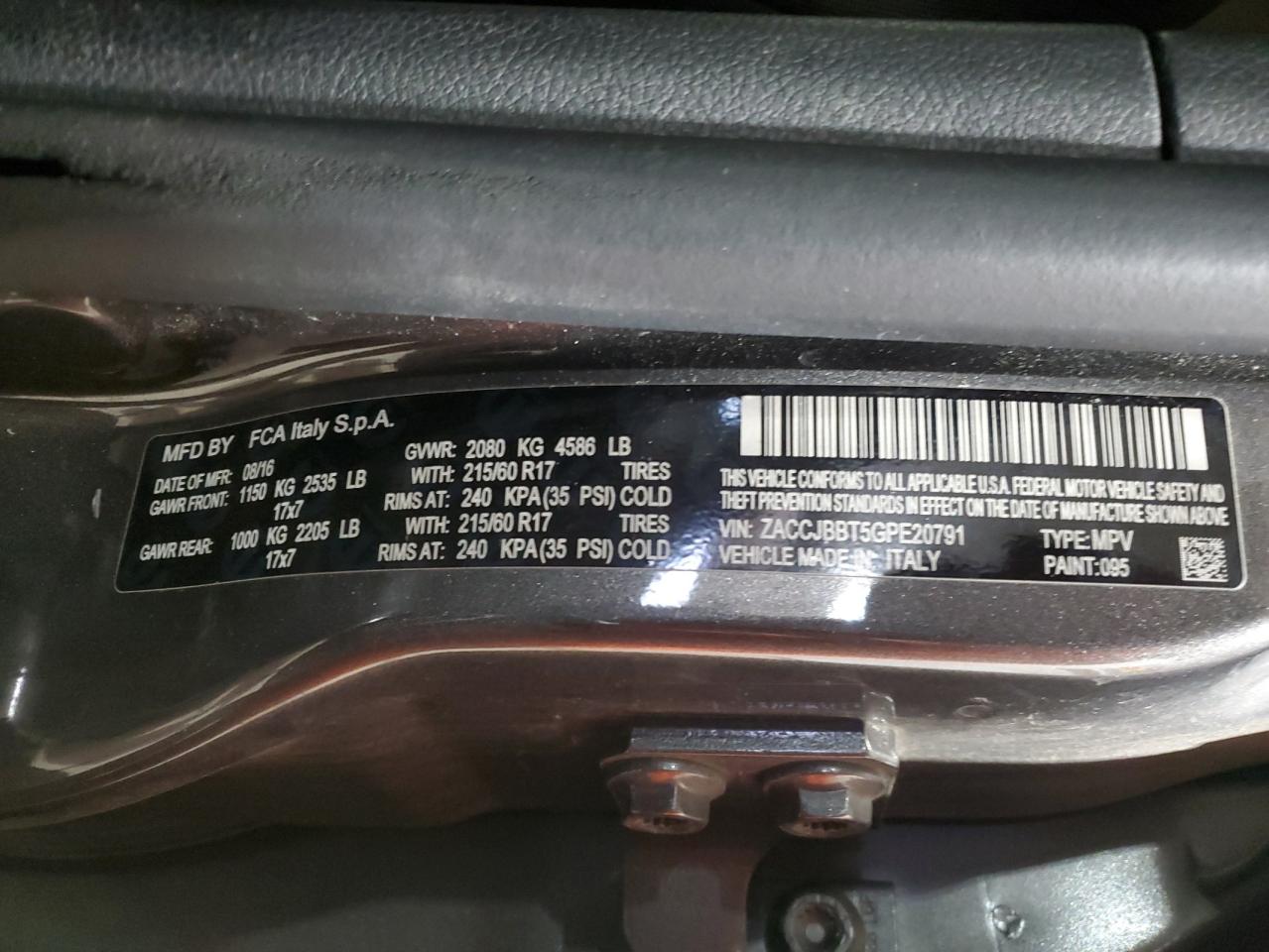 JEEP RENEGADE LATITUDE