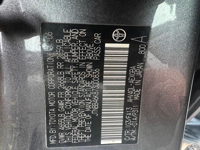 2007 TOYOTA CAMRY HYBR #3282727286