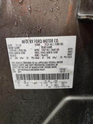 2014 FORD EDGE SEL #3296364149