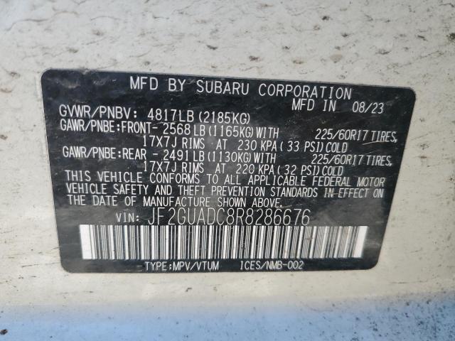 2024 SUBARU CROSSTREK #3268998087
