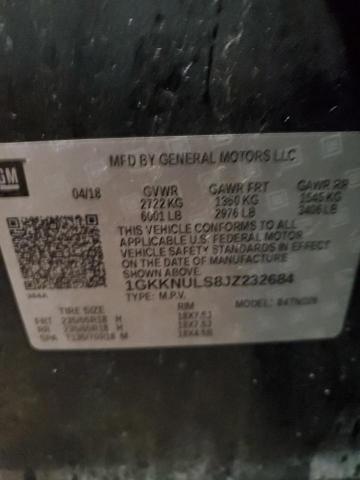 2018 GMC ACADIA SLT - 1GKKNULS8JZ232684