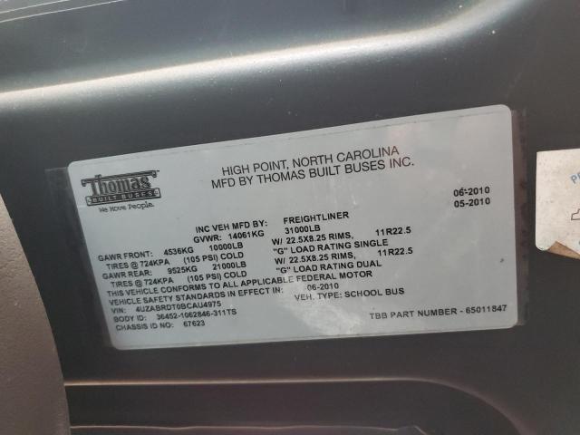 2011 FREIGHTLINER SAF-T-LINER C2 #3273801362