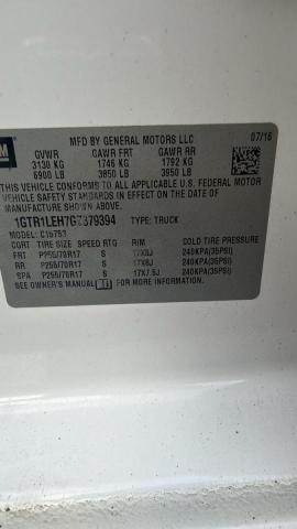 2016 GMC SIERRA C15 1GTR1LEH7GZ379394