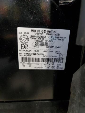 2013 FORD EXPLORER L - 1FM5K8F82DGC12211