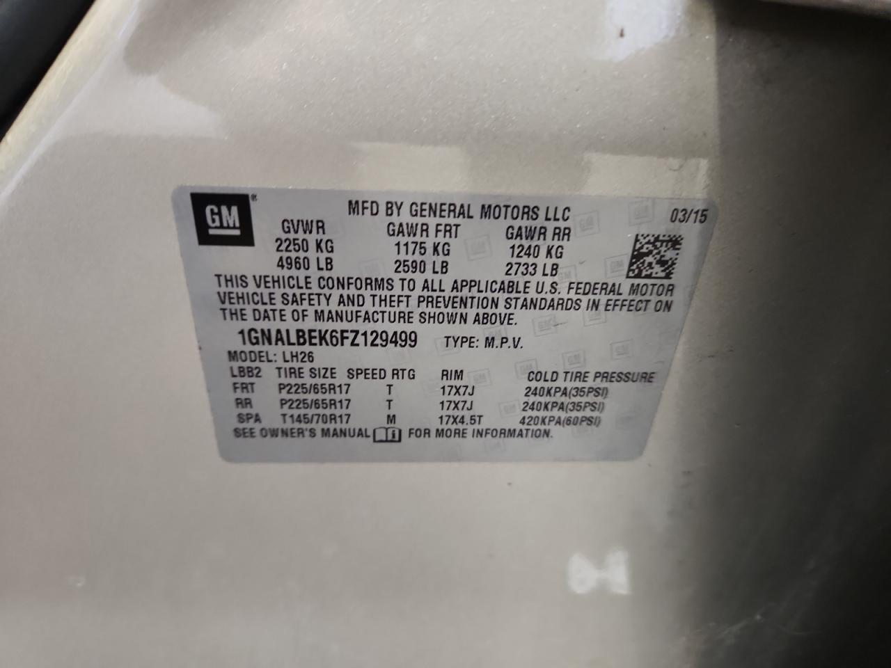 CHEVROLET EQUINOX LT