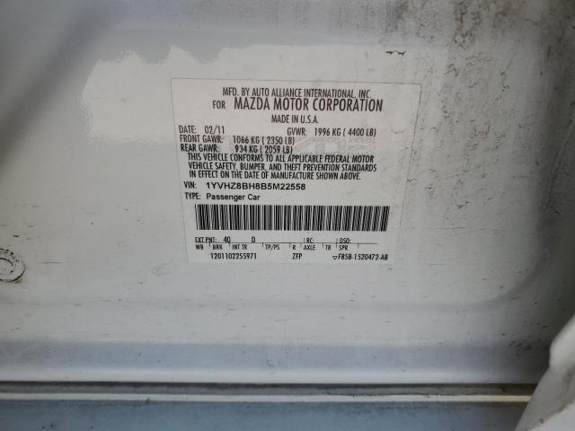 2011 MAZDA 6 I - 1YVHZ8BH8B5M22558