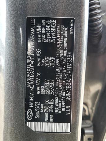 2023 HYUNDAI TUCSON SEL 5NMJB3AE3PH175394