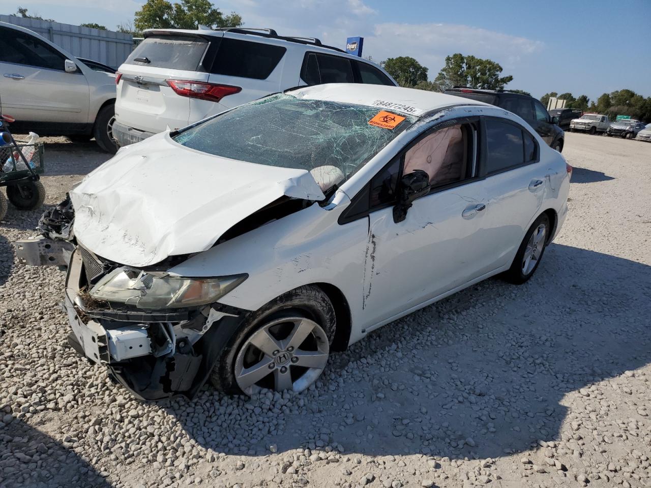Lot #3290564774 2014 HONDA CIVIC LX