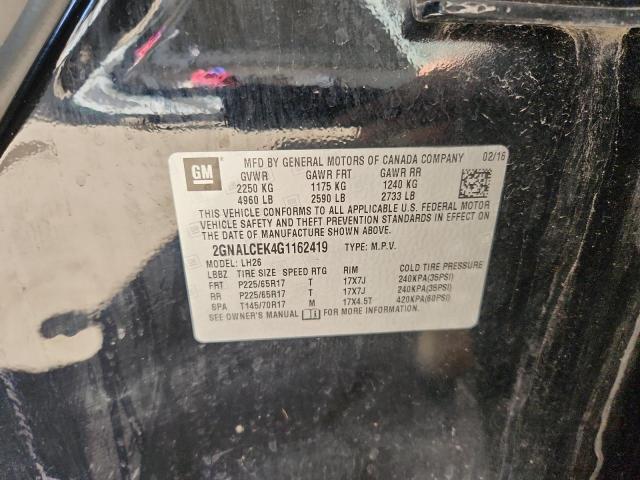 2016 CHEVROLET EQUINOX LT - 2GNALCEK4G1162419