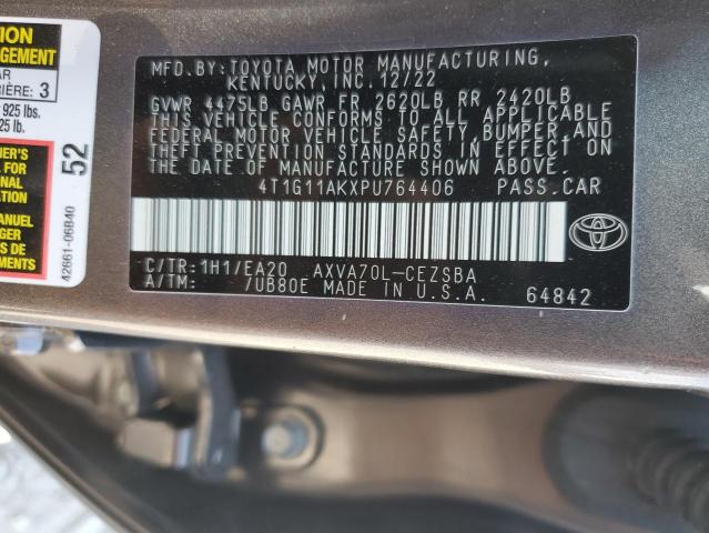 2023 TOYOTA CAMRY SE N - 4T1G11AKXPU764406