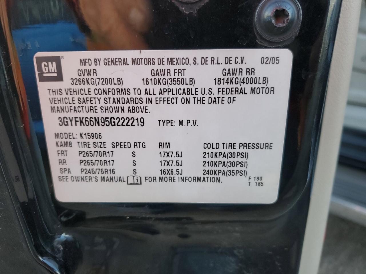 Lot #3294814759 2005 CADILLAC ESCALADE E