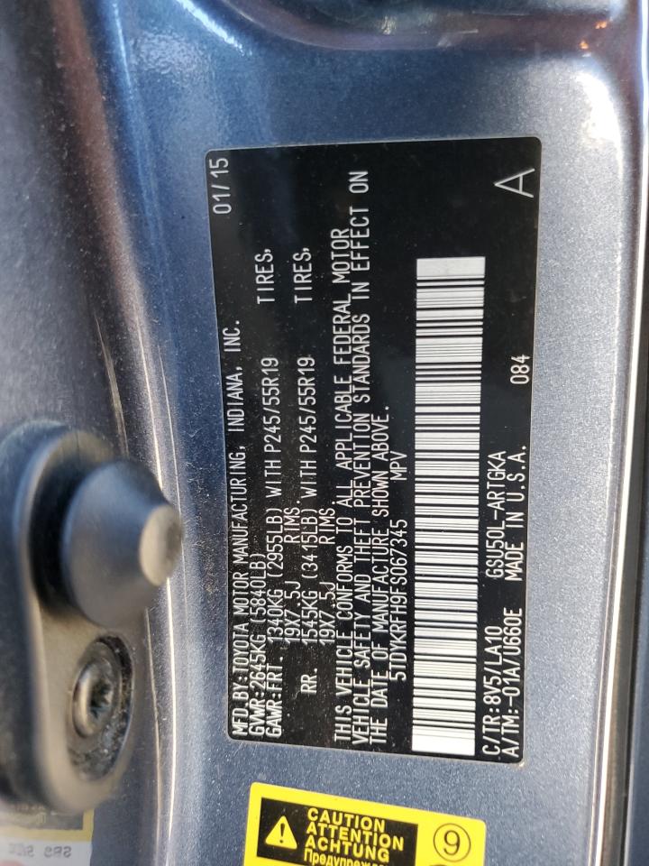 TOYOTA HIGHLANDER LIMITED