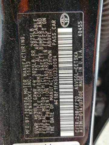 2014 TOYOTA CAMRY L - 4T1BF1FK5EU339094