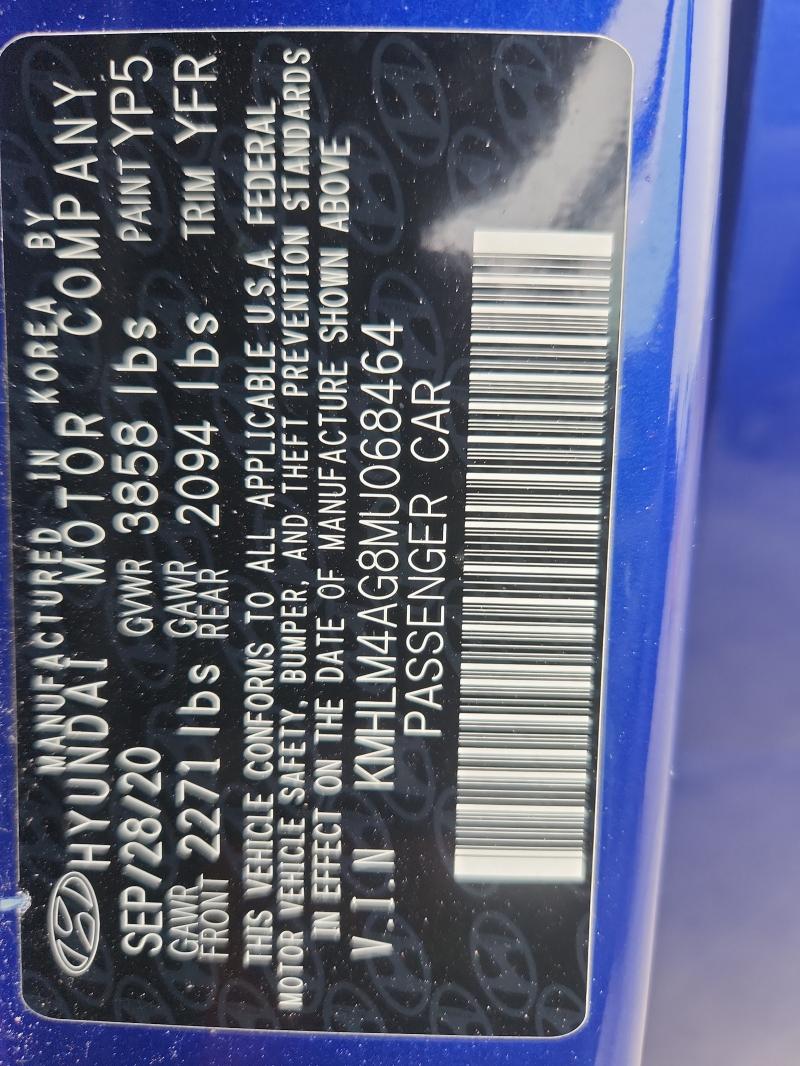 2021 HYUNDAI ELANTRA SE - KMHLM4AG8MU068464