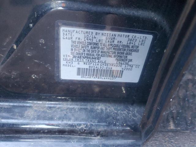 2017 NISSAN SENTRA S - 3N1AB7AP8HL644107