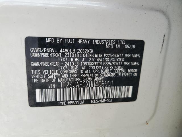 2017 SUBARU FORESTER 2.5I PREMIUM - JF2SJAECXHH406901