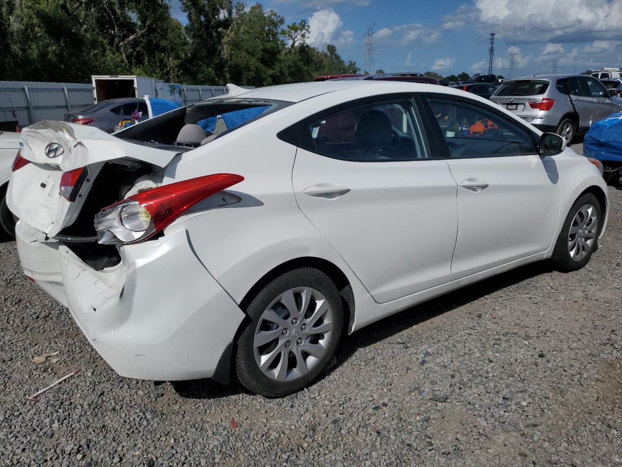 Lot #3316721433 2013 HYUNDAI ELANTRA GLS