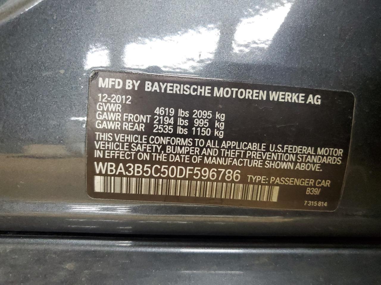 BMW 3 SERIES XI SULEV