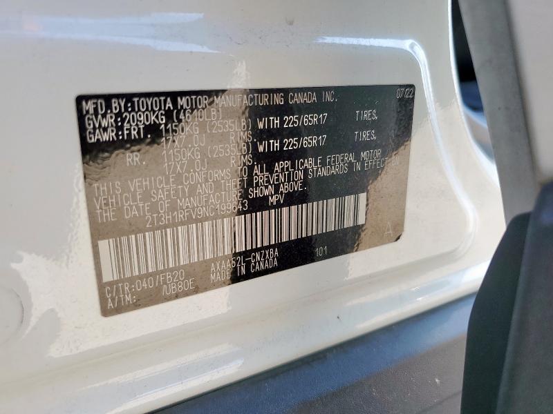 2022 TOYOTA RAV4 LE #3305749764