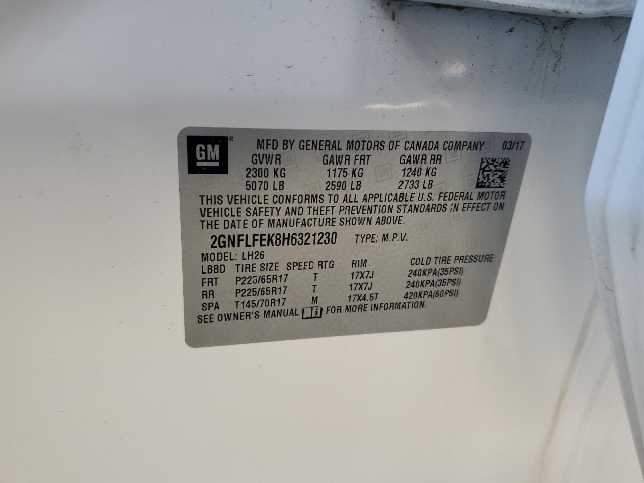 CHEVROLET EQUINOX LT