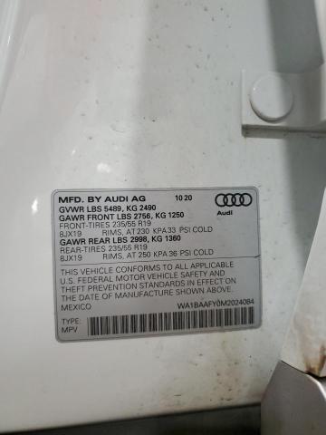 2021 AUDI Q5 PREMIUM #3283987827