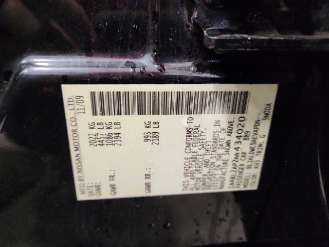 2010 NISSAN ALTIMA SR - 1N4BL2AP2AN434020