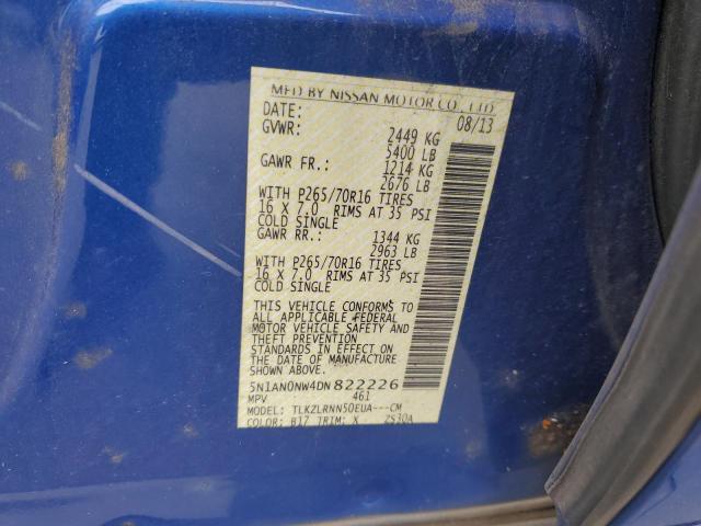 2013 NISSAN XTERRA X #3317865966