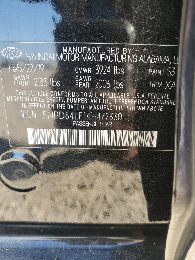 2019 HYUNDAI ELANTRA SE - 5NPD84LF1KH472330