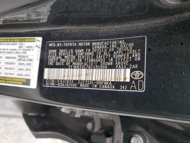 2006 TOYOTA COROLLA MA #3301692647
