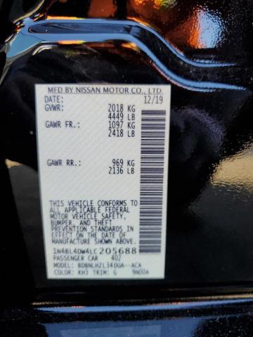 2020 NISSAN ALTIMA SV #3296889818