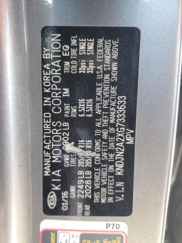 2016 KIA SOUL KNDJN2A2XG7333633