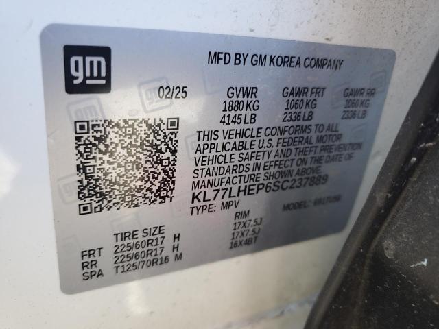 2025 CHEVROLET TRAX 1LT - KL77LHEP6SC237889