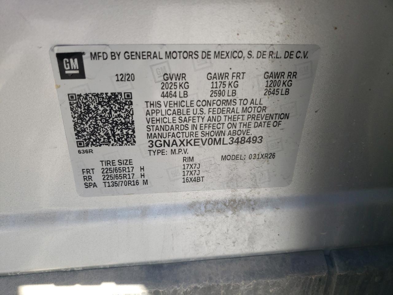 CHEVROLET EQUINOX LT