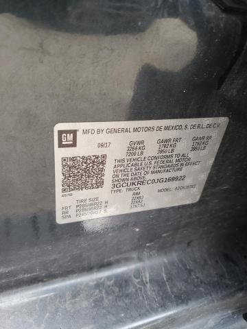 2018 CHEVROLET SILVERADO 3GCUKREC0JG169922