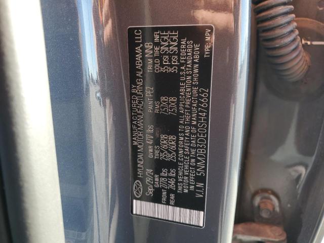 2025 HYUNDAI TUCSON SEL 5NMJB3DE0SH476662