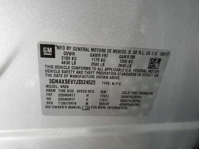 2018 CHEVROLET EQUINOX LT #3311560238