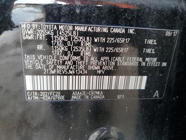 2018 TOYOTA RAV4 ADVEN 2T3WFREV5JW413434