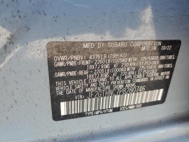 2023 SUBARU CROSSTREK - JF2GTHNC7P8280746