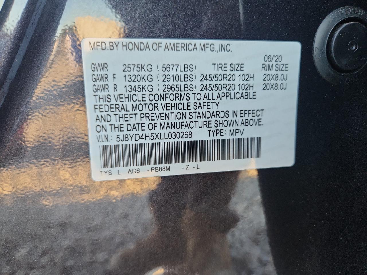 ACURA MDX TECHNOLOGY