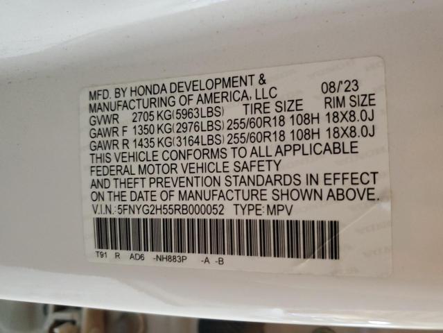 2024 HONDA PILOT EXL #3274830128