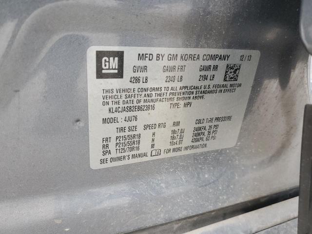 2014 BUICK ENCORE - KL4CJASB2EB623916