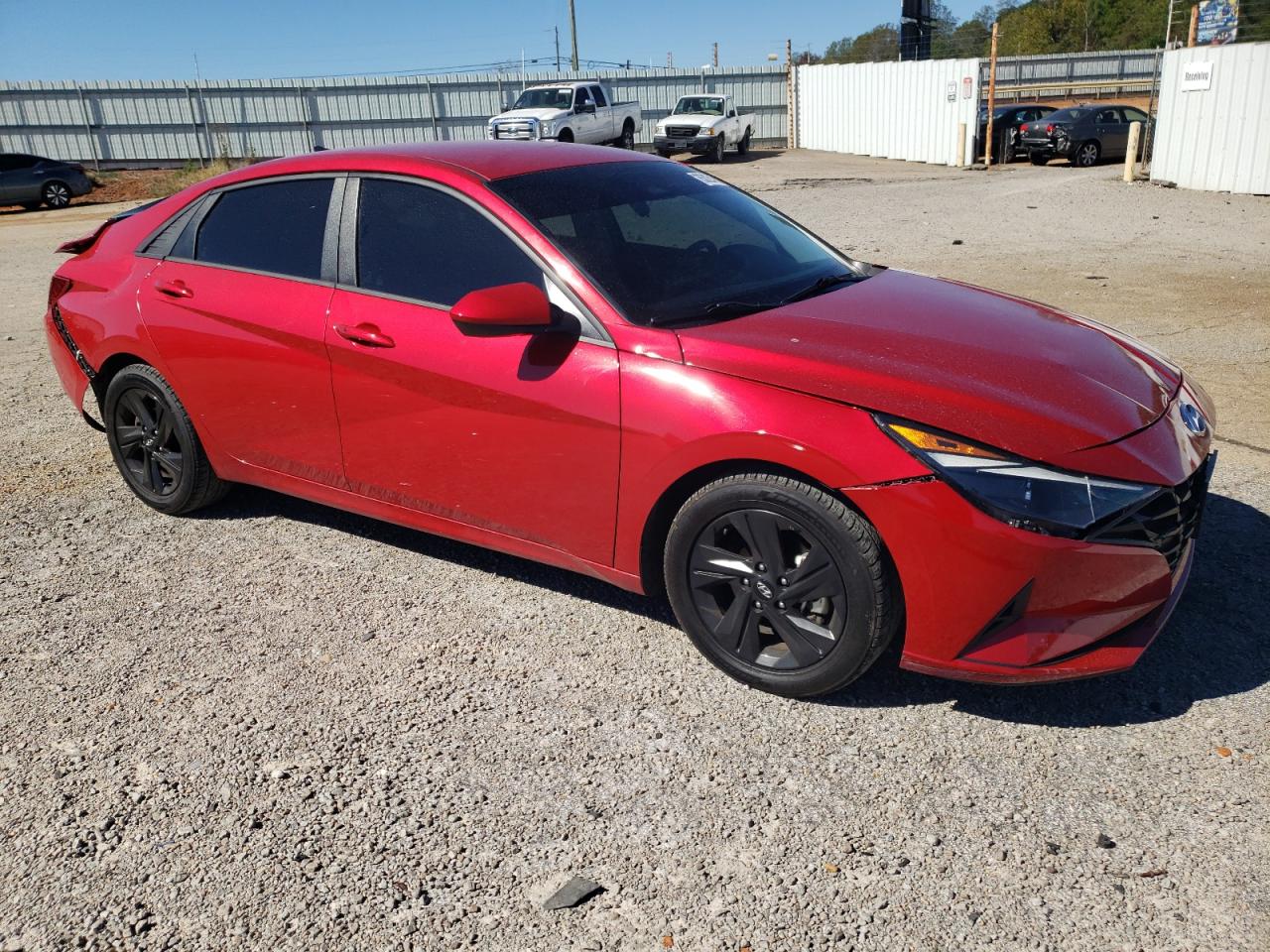 Lot #3315935146 2021 HYUNDAI ELANTRA SEL