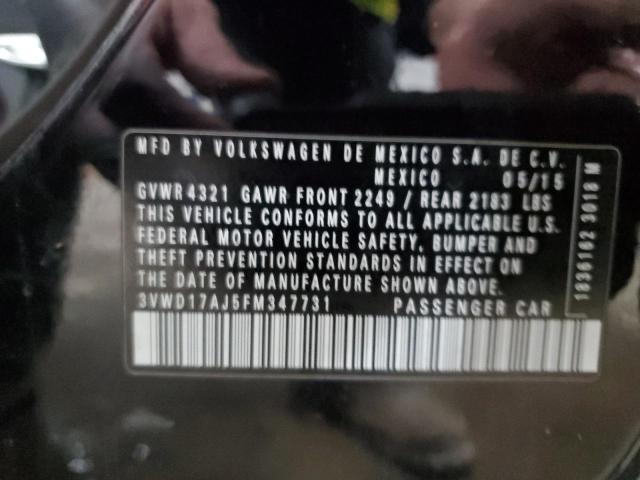 2015 VOLKSWAGEN JETTA SE 3VWD17AJ5FM347731