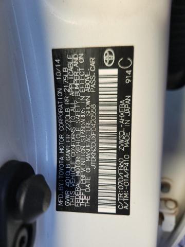 2015 TOYOTA PRIUS JTDKN3DUXF0420558