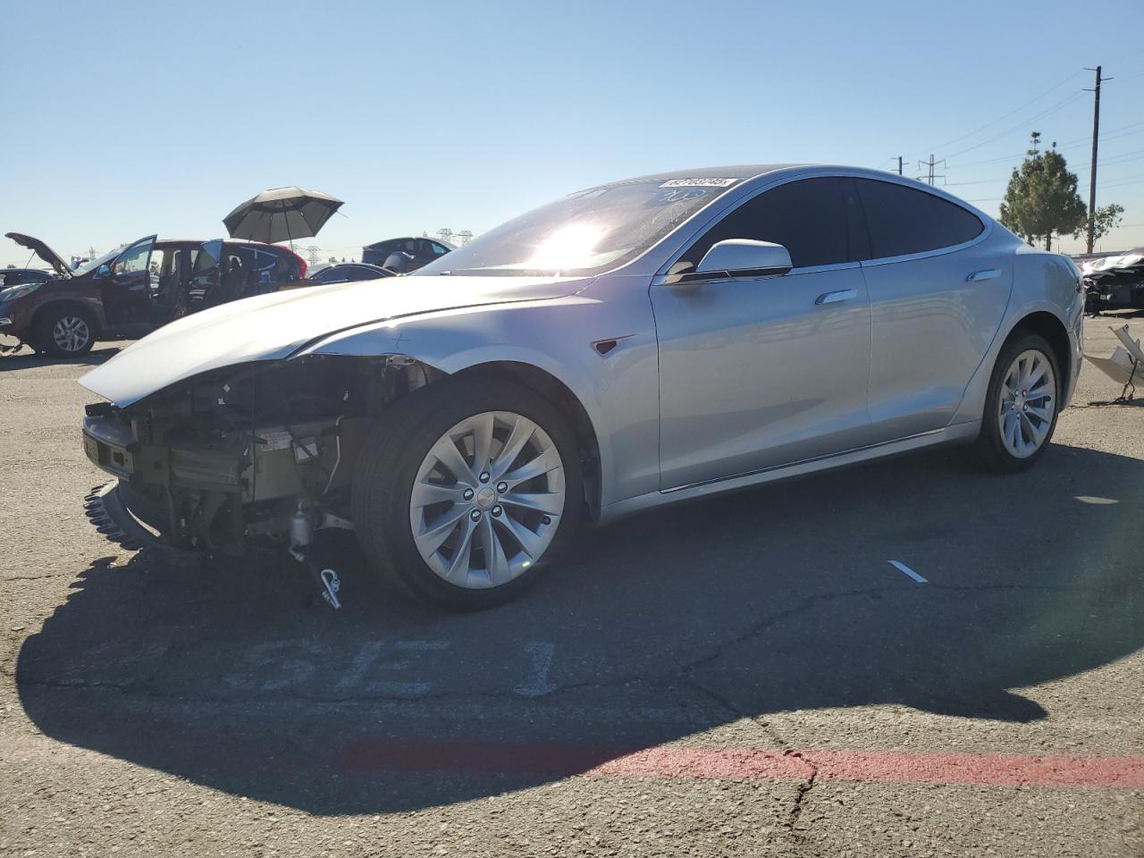 Lot #3311839190 2018 TESLA MODEL S