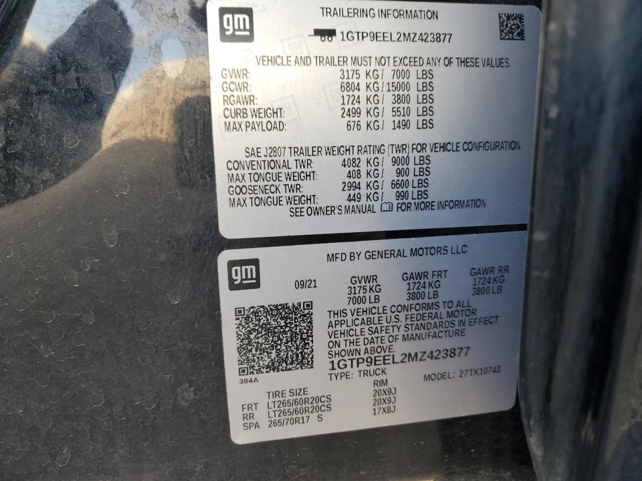 GMC SIERRA K1500 AT4