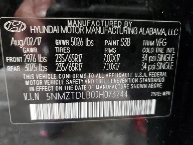 2018 HYUNDAI SANTA FE S #3284640332