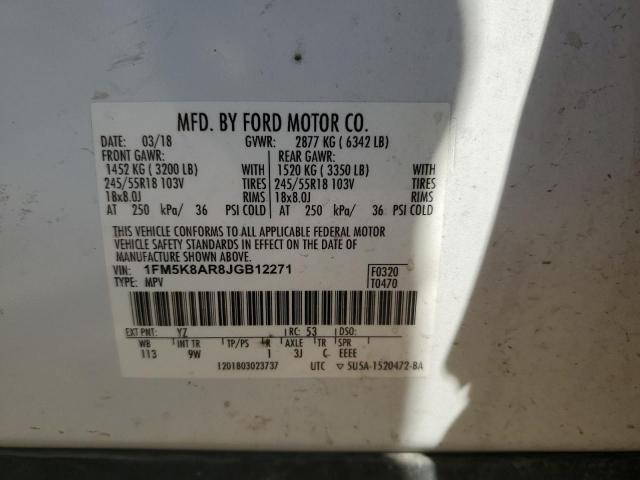 2018 FORD EXPLORER P - 1FM5K8AR8JGB12271