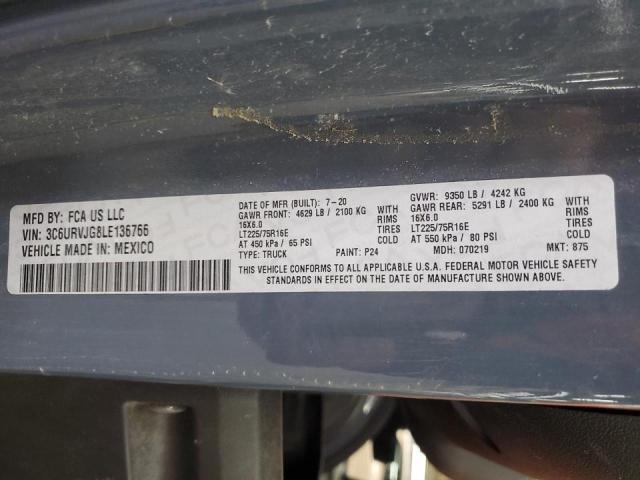 2020 RAM PROMASTER #3309436974